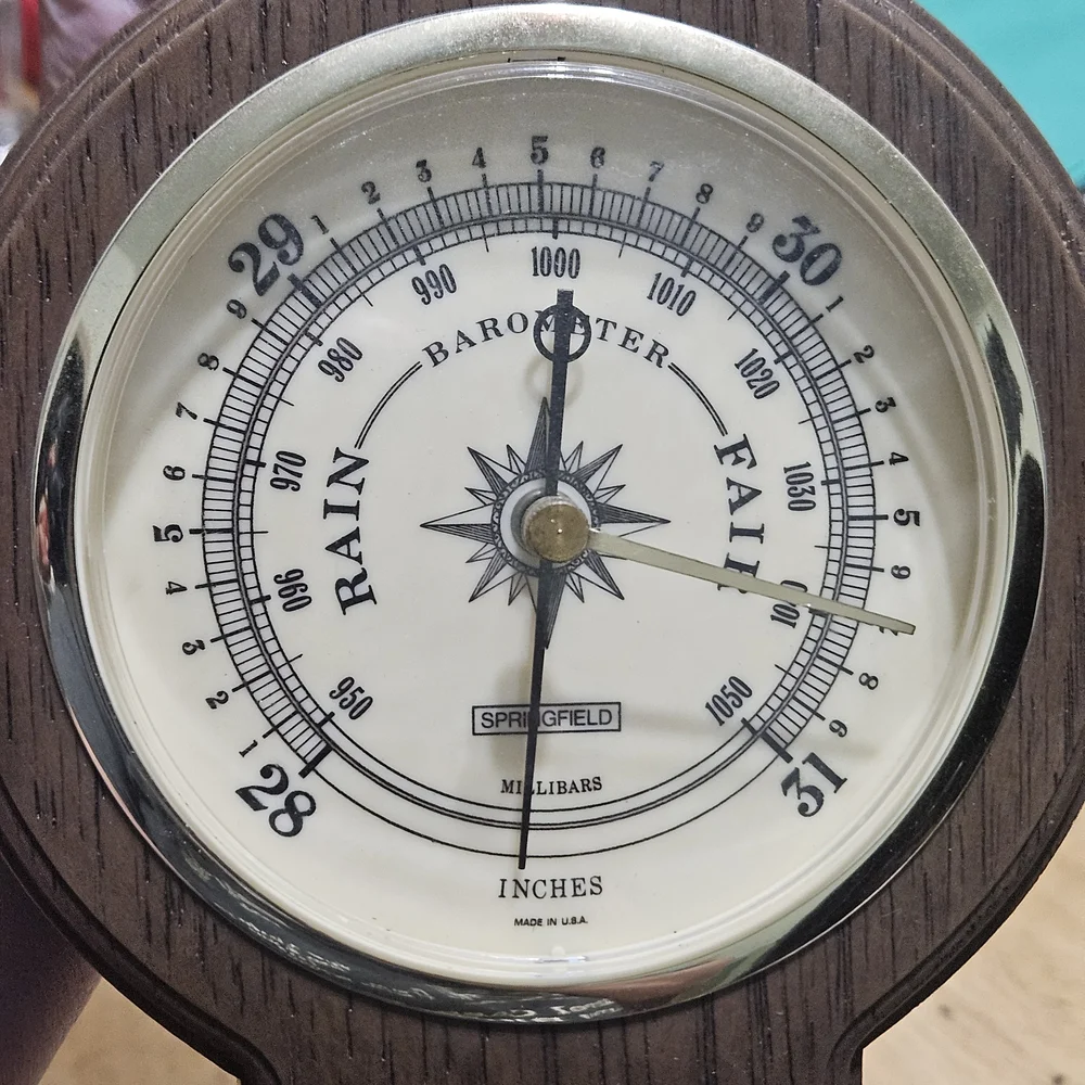 Vintage Springfield Instrument Company Banjo-style Weather Station